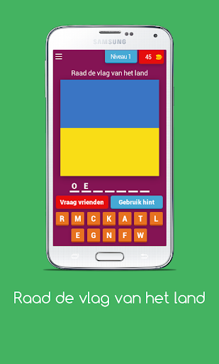 Android application Raad de vlag van het land screenshort