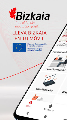 Android application BizkaiUp – Bizkaia en tu móvil screenshort