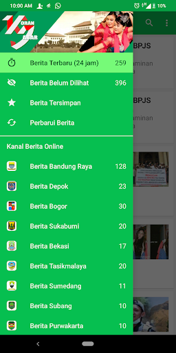 Android application Koran Jabar : Berita Daerah Ja screenshort