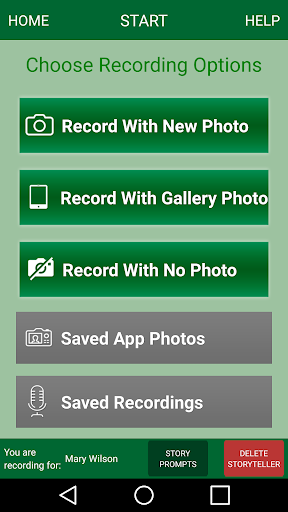 Legacy Stories Screen 2