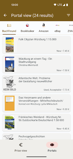 Buchhai - Metasearch engine Screen 3
