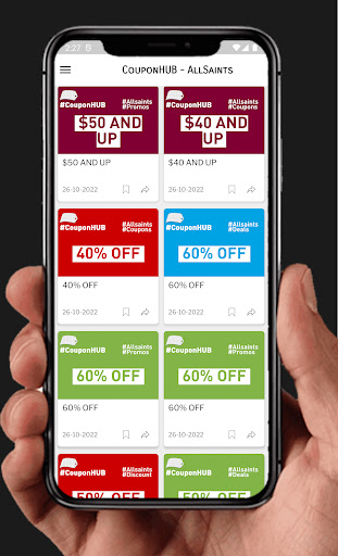 Android application Coupons for AllSaints screenshort