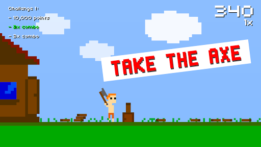 Android application Super Lumberjack: Indie Game screenshort