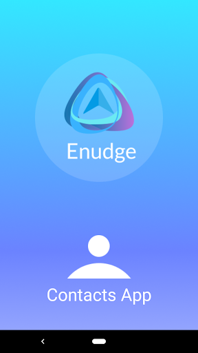 Android application Enudge Contacts screenshort