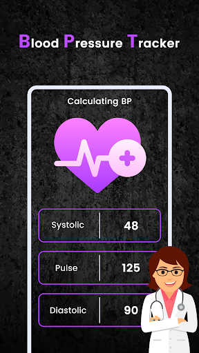 Android application Blood Pressure Health Tracker screenshort