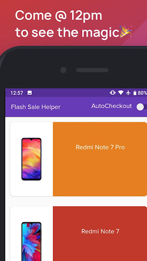 Flash Sale Helper Buy RedmiY3 Screen 3