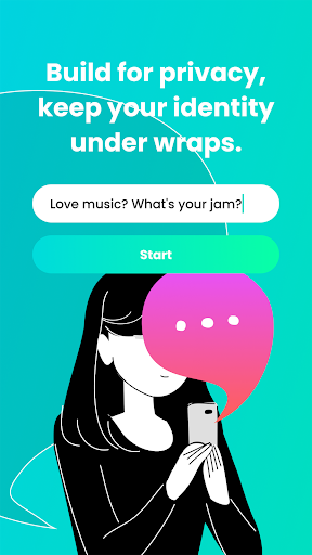 Android application Heymandi Make Friends by Words screenshort