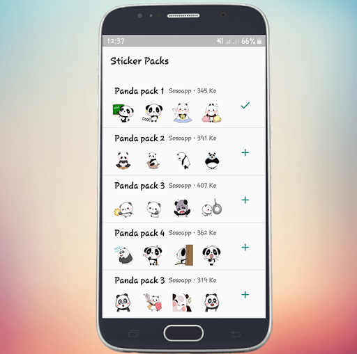 Panda Stickers – WAStickerApps