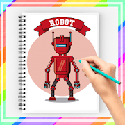 How to Draw Animated Robot | Easy Drawing