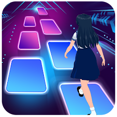 Sakura School Tiles Hop 3D icon