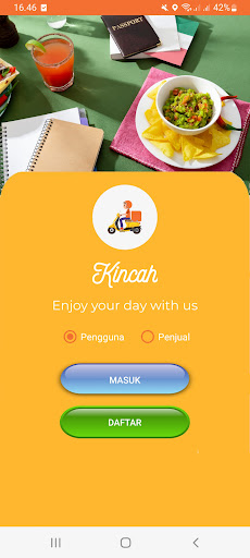 Android application Kincah screenshort