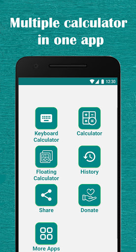 Android application Calculator Keyboard screenshort