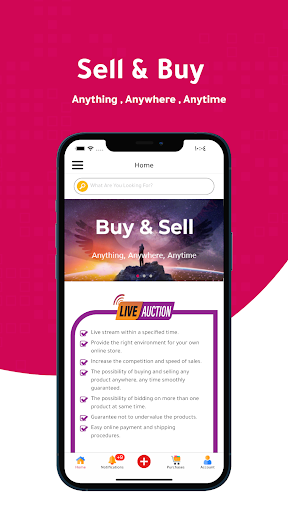 Android application Mazaady screenshort