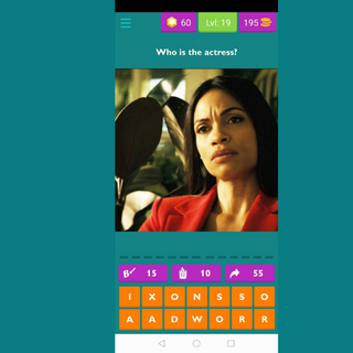 Android application Guess The Celebrity screenshort