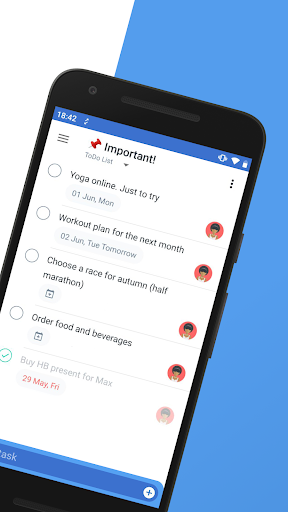 SAU: Task & project tracker Screen 2