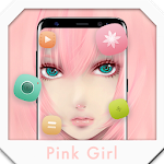 Cover Image of Unduh Pink Girl Emoji Theme 1.5 APK