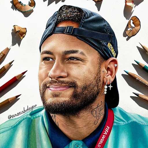 Neymar JR HD Wallpaper Logo