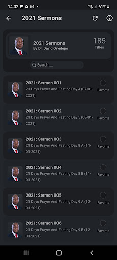 Dr. David Oyedepos Sermons Screen 3