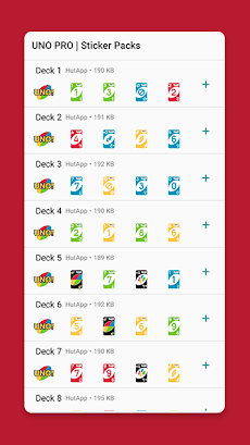 UNO Pro Stickers for Chat WAStickerAppsのおすすめ画像4