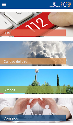 Android application PEEP Puertollano screenshort