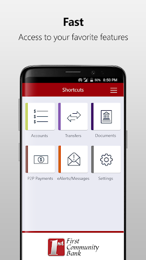 FCB Mobile Banking Screen 2