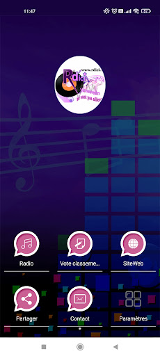Android application WebRadio R D'ICI screenshort