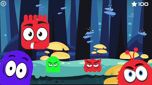 Monster Hop Cartoon Kid Puzzle Screen 3
