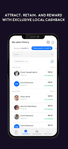 Carlo App Business Screen 3