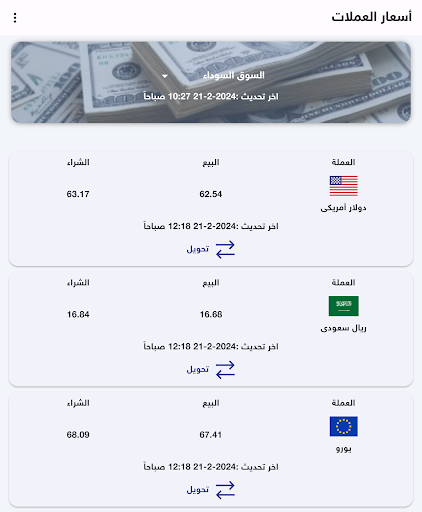 Exchange rates in Egypt 17