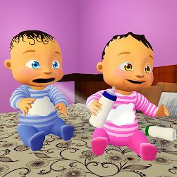 「Real Twins Baby Simulator 3D」圖示圖片