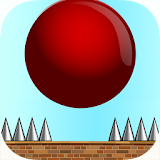 Crazy Red Bouncy Ball Spikes icon