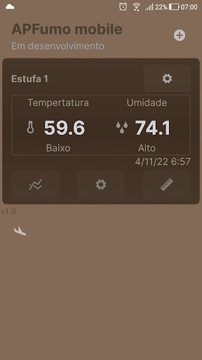 Android application APFumo - Secagem do Fumo screenshort