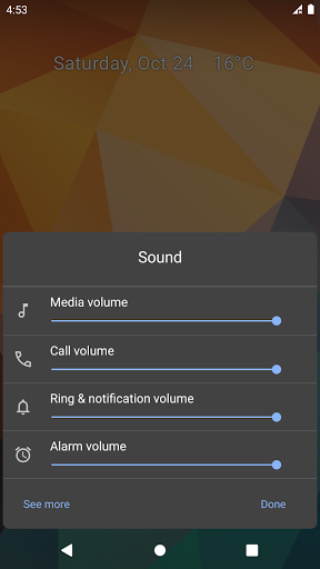 Sound Quick Settings Screen 3