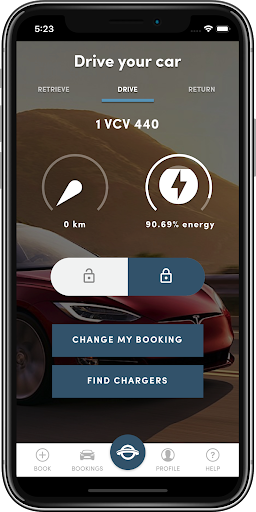 UFODRIVE: 24/7 EV Car Rental Screen 2