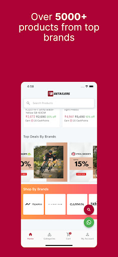Android application Ruswic for Retailers screenshort