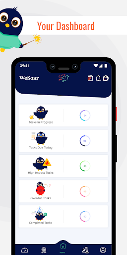 Android application WeSoar - Work Smarter screenshort