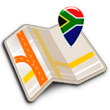 Map of South Africa offline icon