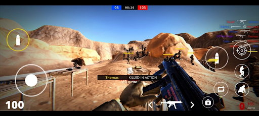 Android application 50vs50 War Battle screenshort
