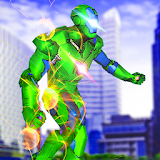 Flying Iron Super hero Gangster City Battle icon
