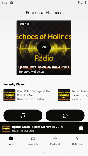 Android application Echoes Of Holiness screenshort