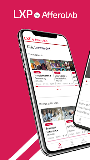 Android application LXP by Afferolab screenshort