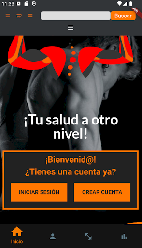 Android application GDFitness screenshort
