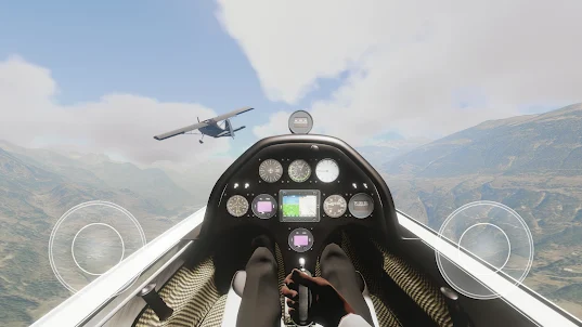 Glider Realistic Plane Flight