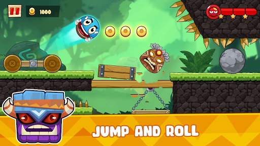 Ball's Journey 6 - Red Bounce Ball Heroes androidhappy screenshots 1