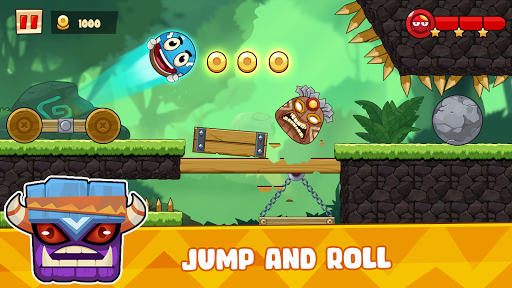 Ball's Journey 6 - Red Bounce Ball Heroes 1.1.0 screenshots 1