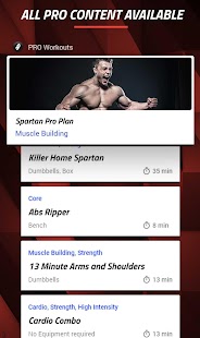 MMA Spartan System Home Workou Screenshot