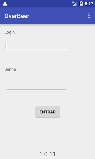 Android application OverBeer screenshort