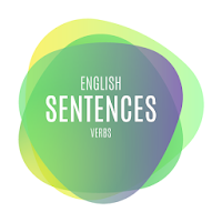Learning English verbs in sentences and words