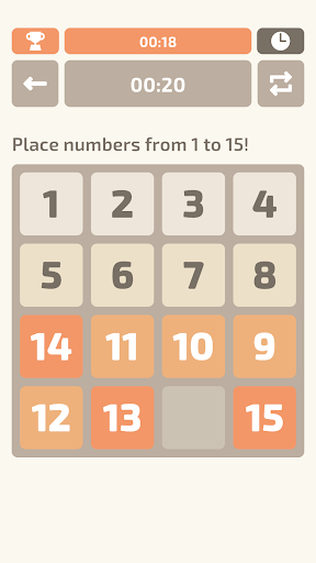 15 Puzzle: Classic Number Game Screen 2