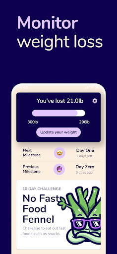 Screenshot of Sugarfree Quit Sugar Addiction